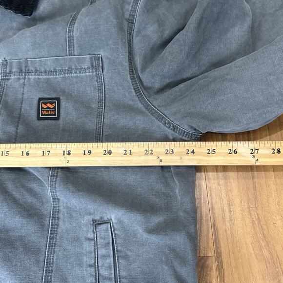 Vintage XL Men’s Walls Buffalo Fleece Lined Coat with Corduroy Collar NEW NWT - Picture 4 of 8